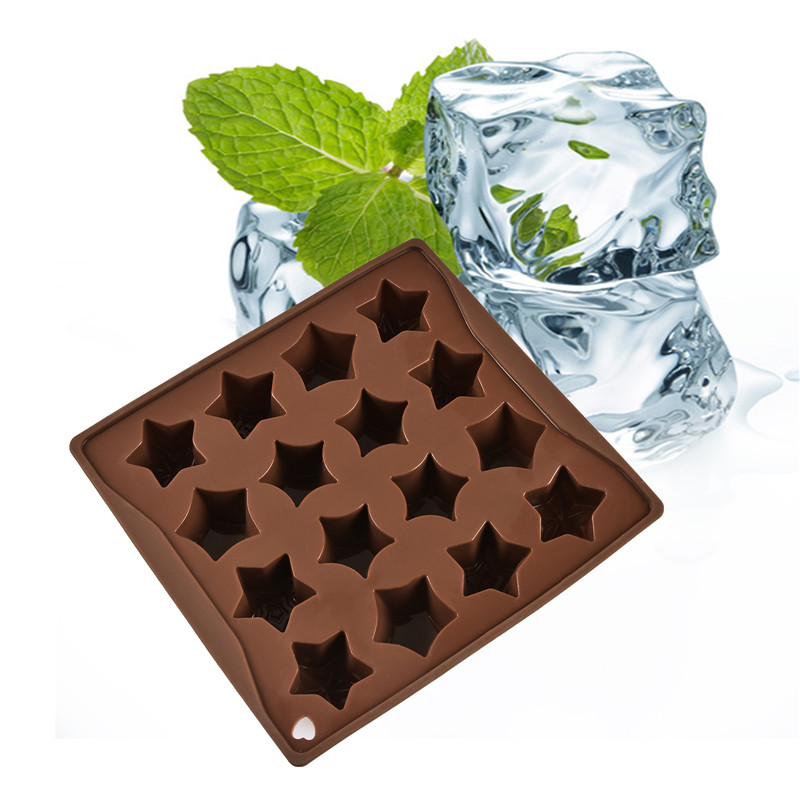 Tray Ice Mold Star Shaped Silicone Ice Cube Tray Popular